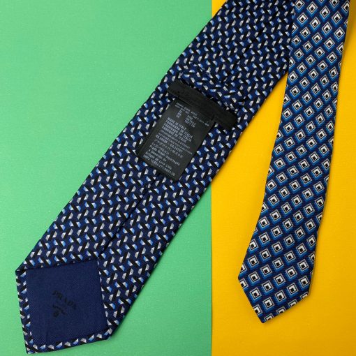 Prada Necktie - Blue - Back