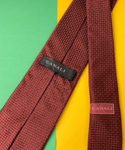 Canali Necktie - Red - Back