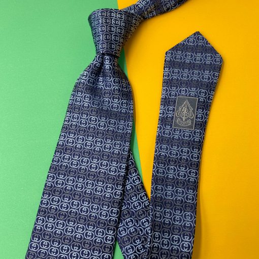 Gucci Necktie - Navy Blue - Front