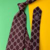 Gucci Necktie - Burgundy - Front