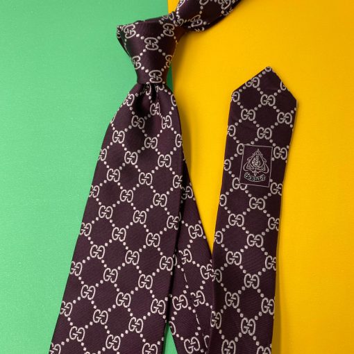 Gucci Necktie - Burgundy - Front