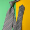 Chanel Necktie - Gray/Pink - Front