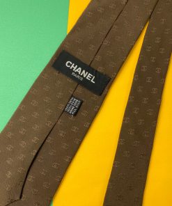 Chanel Necktie - Brown - Back