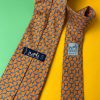 Hermès Necktie - Orange - Back