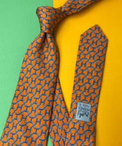 Hermès Necktie - Orange - Front