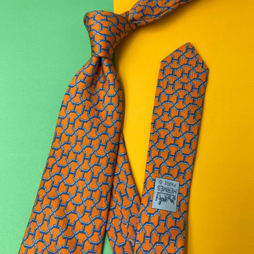 Hermès Necktie - Orange - Front