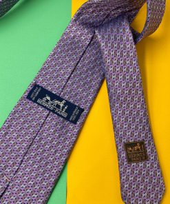 Hermès Necktie - Purple - Back