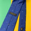 Louis Vuitton Necktie - Navy Blue - Back